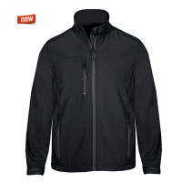 FAGEO Μπουφάν soft shell με microfleece μαύρο 520BLACK