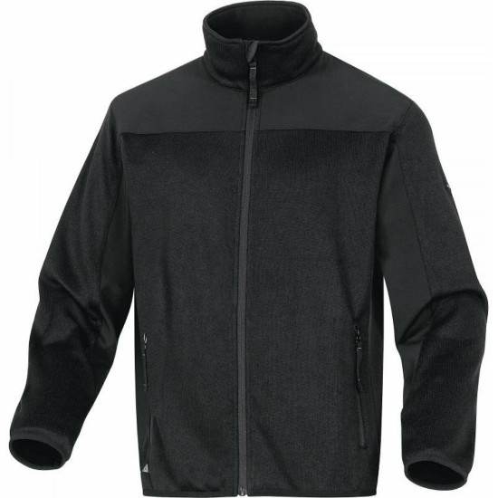 DELTA PLUS Ζακέτα πλεκτή softshell μαύρη BEAVER
