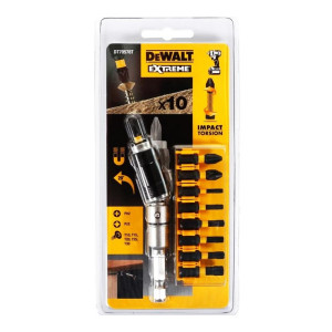 DeWALT Σετ μύτες TORSION και αντάπτορας σπαστός DT70578T