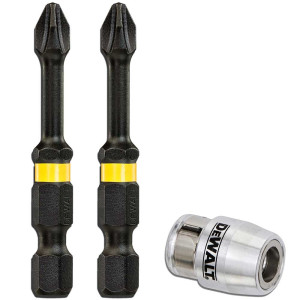DeWALT Μύτες 3 τεμάχια PH2Χ50 με μαγνητιστή DT70536T