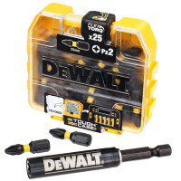 DeWALT Μύτες σετ 25 τεμαχίων flextorq pzd 2X25 με αντάπτορα DT70564T
