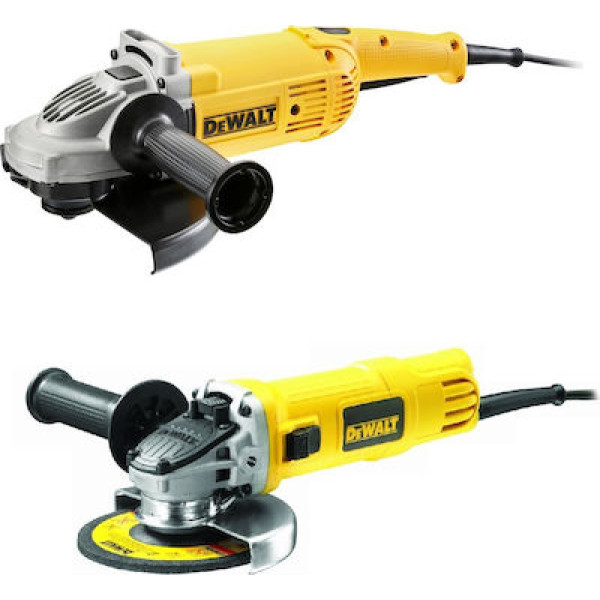 DeWALT Γωνιακοί τροχοί σετ 230mm & 125mm DWE492DUO2