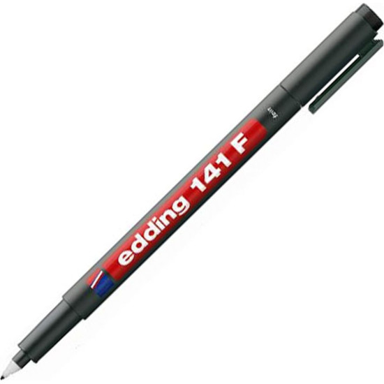 EDDING Μαρκαδόρος διαφανειών 0.6mm μαύρος EDDING 141F
