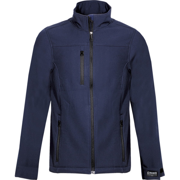 FAGEO Μπουφάν soft shell με microfleece σκούρο μπλε 520NAVY