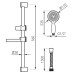 FERRO Κολόνα στήριξης με τηλέφωνο ντους emo