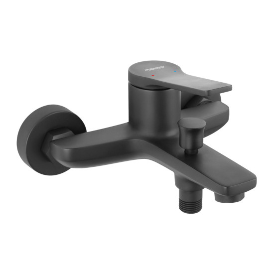 Μπαταρία λουτρού STRATOS Black FERRO