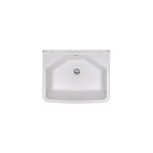 Νεροχύτης κουζίνας λευκός DRK37/46W FERRO 46x37cm