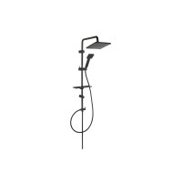 Κολόνα σταθερού ντους SQUERTO LUX BLACK FERRO
