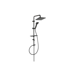 Κολόνα σταθερού ντους SQUERTO LUX BLACK FERRO