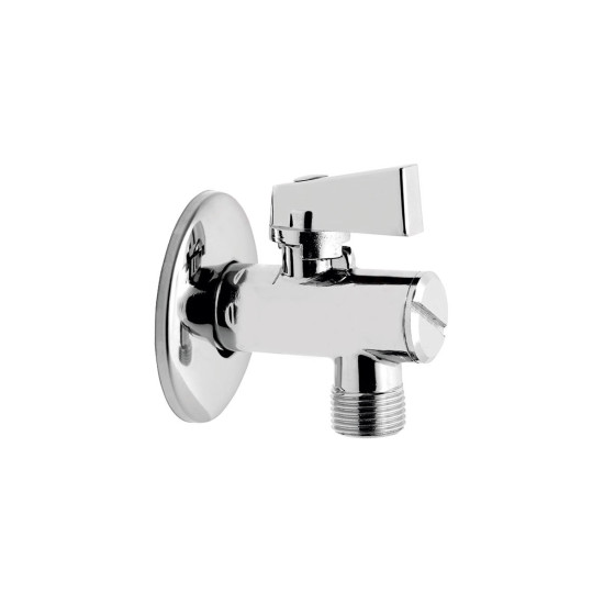 Γωνιακός διακόπτης νερού FERRO - 1/2 inch. σε 3/8 inch.