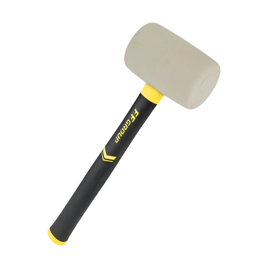 FF GROUP Ματσόλα λαστιχένια με fiberglass λαβή  450gr / 53mm