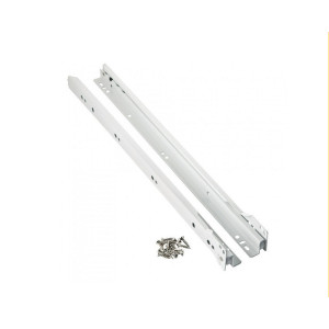 FF GROUP Οδηγός συρταριού με ροδάκι 37051 λευκός 550mm
