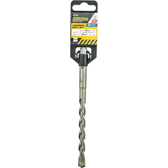 FF GROUP Τρυπάνι τετράκοπο sds plus 6.5X260mm 43344