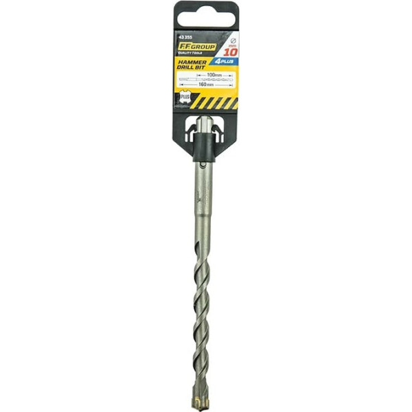 FF GROUP Τρυπάνι τετράκοπο SDS-PLUS 10X160mm 43355