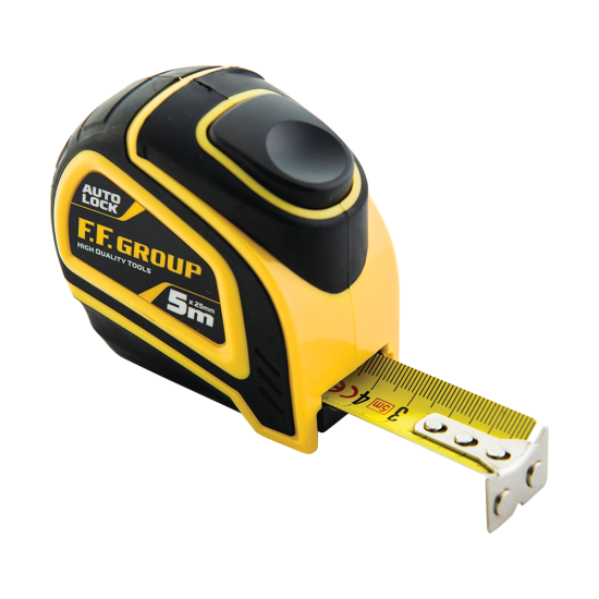 FF GROUP Μέτρο ρολό μαγνητικό auto lock 5mX25mm 38268
