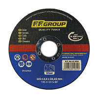FF GROUP Δίσκος κοπής σιδήρου 125Χ2.5mm 41953