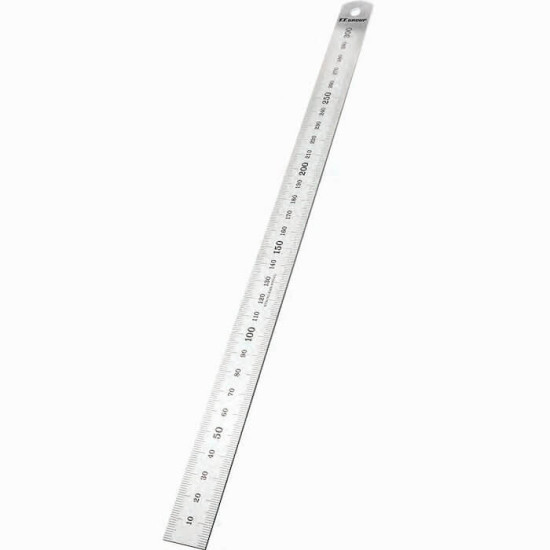 FF GROUP Χάρακας ανοξείδωτος 600Χ30Χ1mm 39916