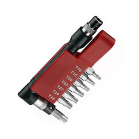 FORCE Μύτες torx 8 τεμάχια με γωνιακό αντάπτορα 2081D