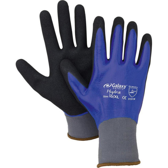 GALAXY Αδιάβροχα γάντια εργασίας latex HYDRA 21-258