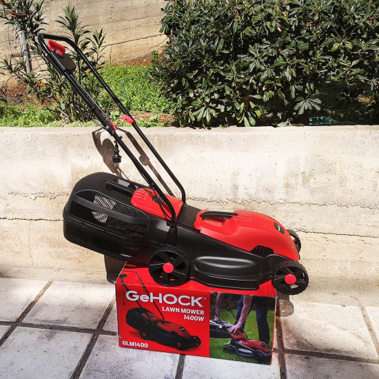 GeHOCK Ηλεκτρική χλοοκοπτική μηχανή 1400W GLM1400