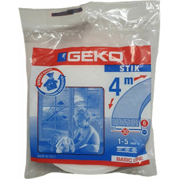 GEKO Αφρώδες αυτοκόλλητο αεροστόπ  4mΧ30mmΧ6mm 1100/10