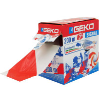 GEKO Ταινία σήμανσης λευκό - κόκκινο 7cmX200m NAVASIGN 200/2