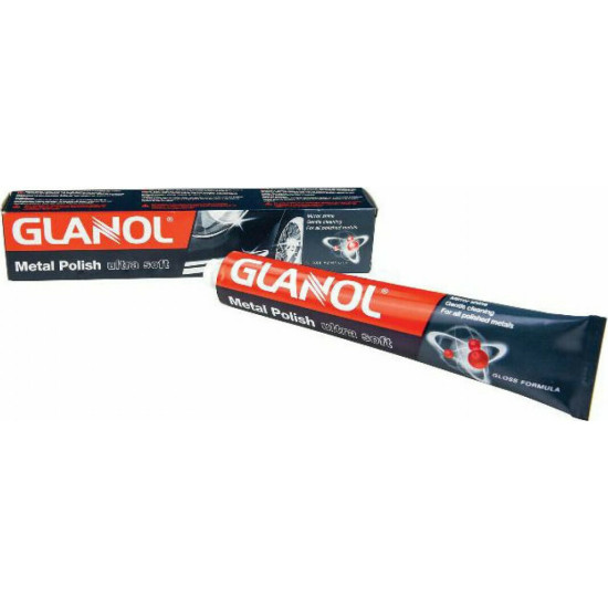 GLANOL Αλοιφή γυαλίσματος για ευαίσθητες επιφάνειες μετάλλων 100ml 31192