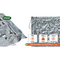 GRASHER Δίχτυ παραλλαγής 3Χ3m γκρι 103510