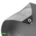 GRASHER Αδιάβροχος μουσαμάς γκρι 120 gr/m² 2X3m 100237gr