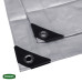 GRASHER Αδιάβροχος μουσαμάς γκρι 120 gr/m² 2X3m 100237gr