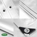 GRASHER Αδιάβροχος μουσαμάς λευκός 120 gr/m² 2X3m 100237wh