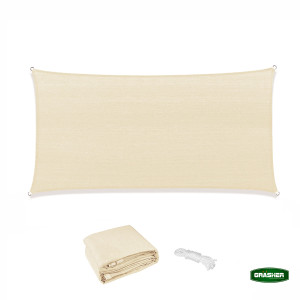 GRASHER Πανί σκίασης ορθογώνιο - εκρού 3Χ4m 103617