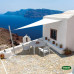 GRASHER Πανί σκίασης τρίγωνο - λευκό Ε220 5Χ5Χ5m 103790