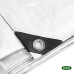 GRASHER Αδιάβροχος μουσαμάς - τέντα 4Χ6m λευκός 190gr 103960WH