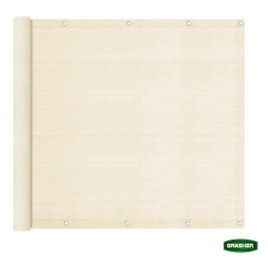 GRASHER Διαχωριστικό δίχτυ μπαλκονιού 170gr/m²  εκρού με κρίκους 1.50Χ6m 103837