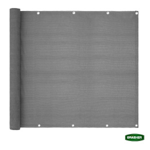 GRASHER Διαχωριστικό δίχτυ μπαλκονιού 170gr/m²  γκρι με κρίκους 1.50Χ6m 103838