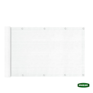 GRASHER Διαχωριστικό δίχτυ μπαλκονιού 170gr/m²  λευκό με κρίκους 0.75Χ6m 103827