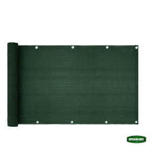 GRASHER Διαχωριστικό δίχτυ μπαλκονιού 170gr/m²  πράσινο με κρίκους 0.75Χ6m 103831