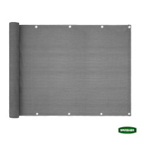 GRASHER Διαχωριστικό δίχτυ μπαλκονιού 170gr/m²  γκρι με κρίκους 1.20Χ6m 103833