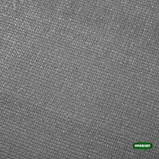 GRASHER Διαχωριστικό δίχτυ μπαλκονιού 170gr/m²  γκρι με κρίκους 1.20Χ6m 103833