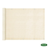 GRASHER Διαχωριστικό δίχτυ μπαλκονιού 170gr/m²  εκρού με κρίκους 1.20Χ6m 103834