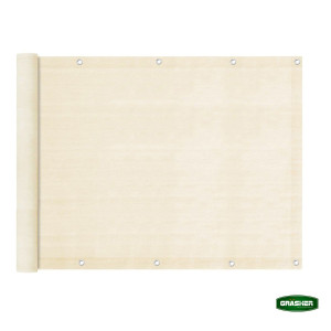 GRASHER Διαχωριστικό δίχτυ μπαλκονιού 170gr/m²  εκρού με κρίκους 1.20Χ6m 103834