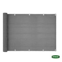 GRASHER Διαχωριστικό δίχτυ μπαλκονιού 160gr/m²  γκρι με κρίκους 0.90Χ6m 104001