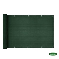 GRASHER Διαχωριστικό δίχτυ μπαλκονιού 170gr/m²  πράσινο με κρίκους 0.90Χ6m 104003