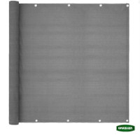 GRASHER Διαχωριστικό δίχτυ περίφραξης  160gr/m²  γκρι με κρίκους 1.80Χ6m 104006