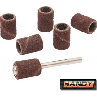 HANDY Γυαλόχαρτα για dremel κυλινδρικά 6.2mm με βάση  10125-09