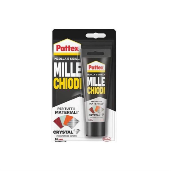 PATTEX Κόλλα κατασκευαστική αδιάβροχη υπέ΄ρ διάφανη 90ml MILLECHIODI