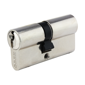 HUGO LOCKS Κύλινδρος ασφαλείας GR 2S 80mm(35-45) με 3 κλειδιά (Νίκελ) 60019
