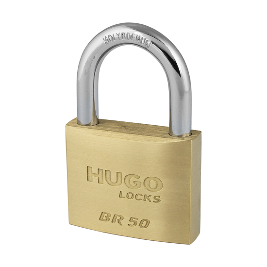 HUGO LOCKS Λουκέτα ορειχάλκινα 2 τεμάχια με 3 κλειδιά 60209