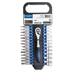 HYUNDAI Σετ καστάνιας 1/4'' 27 τεμαχίων 59634